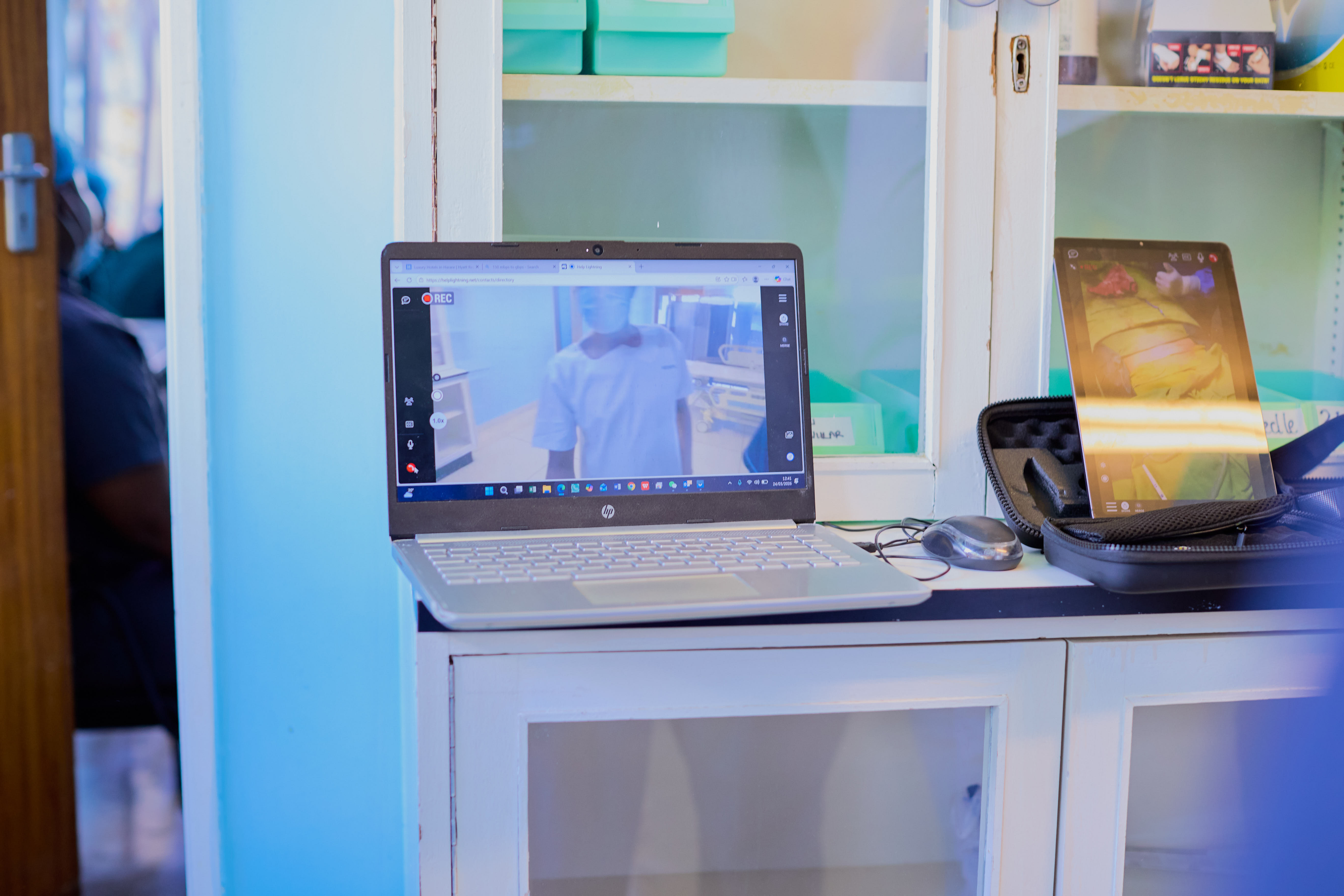 Healthcare provider using ultrasound technology
