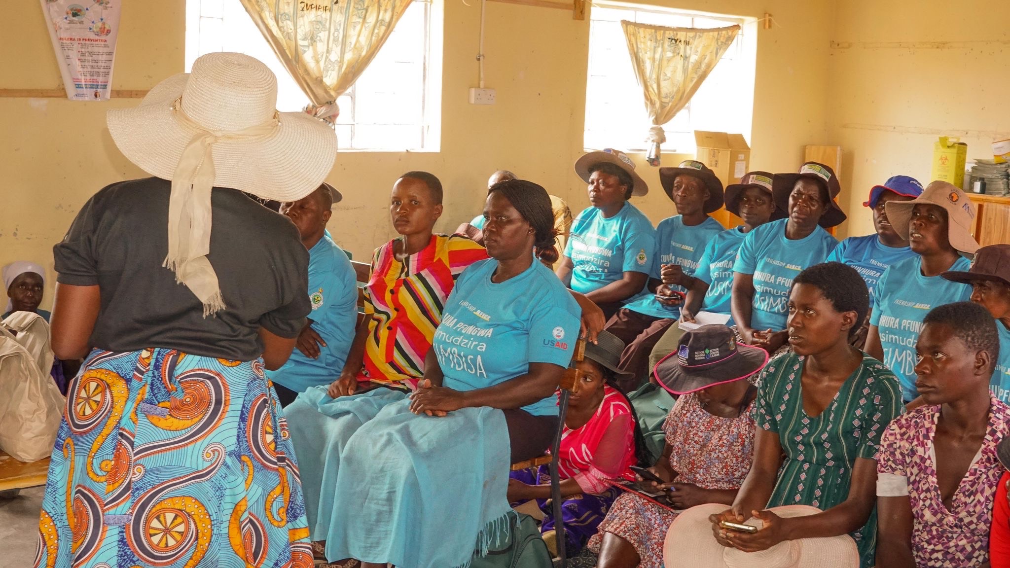Healthcare workers discussing a clinical case